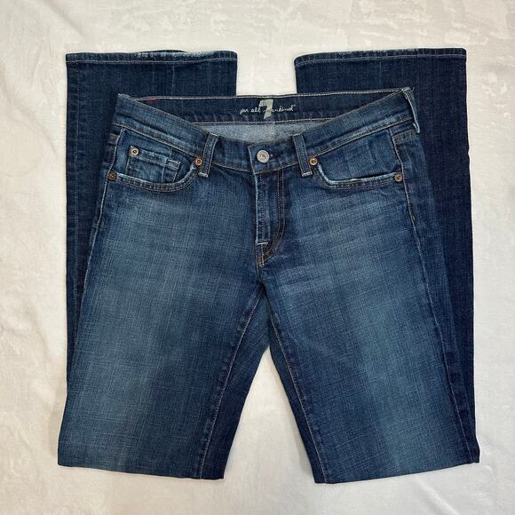 🌴 7 For All Mankind Bootcut Jeans, Size 28 - Picture 5 of 12